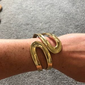 Gold wrap bracelet